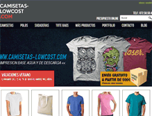 Tablet Screenshot of camisetas-lowcost.com